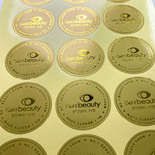 금색 금박 스티커